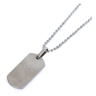 FC Chelsea řetízek na krk se psí známkou Matt Finish Dog Tag & Chain