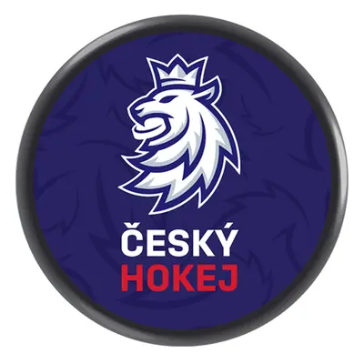 Hokejové reprezentace puk navy Czech Ice Hockey logo lion