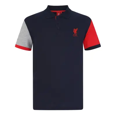 FC Liverpool pánské polo tričko Sleeve navy