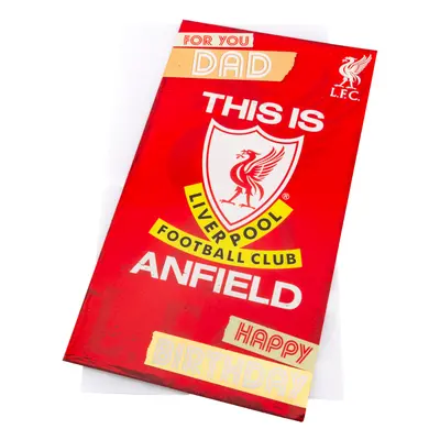 FC Liverpool blahopřání Dad Birthday Card