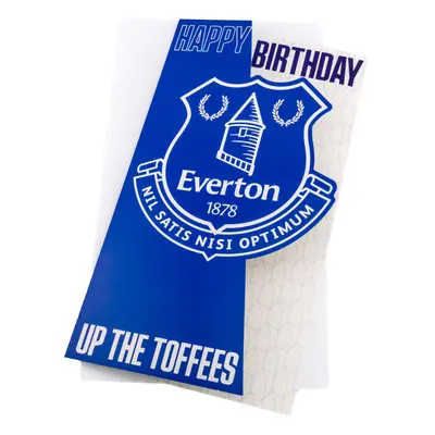 FC Everton blahopřání Crest Birthday Card