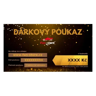 Dárkový poukaz fan-store 500 Kč - 500 Kč