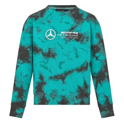 Mercedes AMG Petronas dámská mikina Crew Tie Dye F1 Team 2024