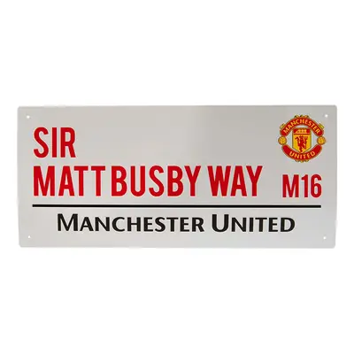 Manchester United kovová značka Street Sign MB