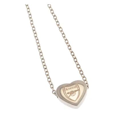 FC Arsenal přívěšek na krk Stainless Steel Heart Necklace