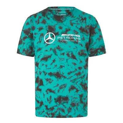 Mercedes AMG Petronas pánské tričko Tie Dye F1 Team 2024