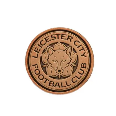 Leicester City odznak Antique Gold