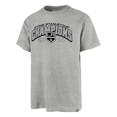 Los Angeles Kings pánské tričko Champions Backer 47 ECHO Tee grey