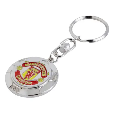 Manchester United klíčenka Silver Ball Keyring