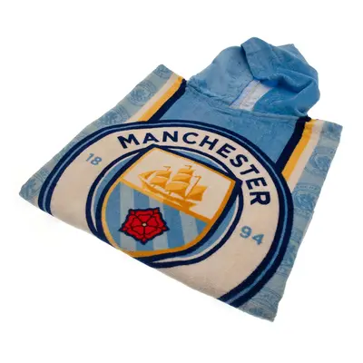 Manchester City dětské pončo Kids Hooded Poncho