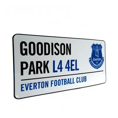 FC Everton cedule na zeď Street Sign