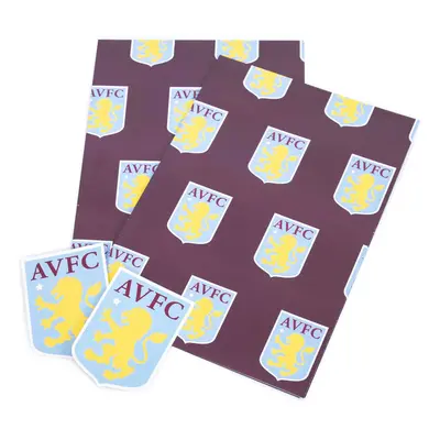 Aston Villa balící papír Text