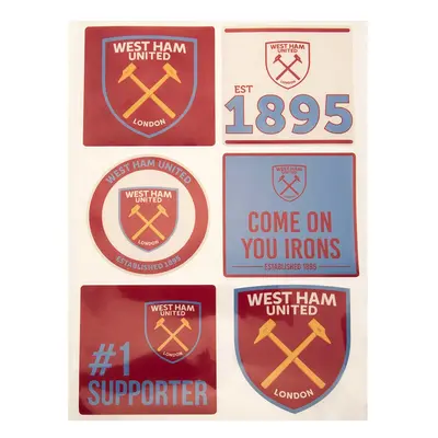 West Ham United samolepky Car Decal Set