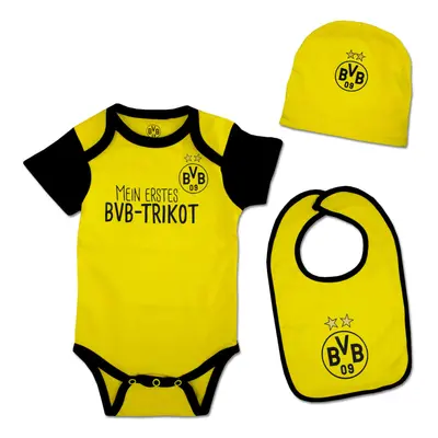 Borussia Dortmund novorozenecká sada 3 pcs yellow (62/98)