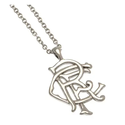 FC Rangers řetízek na krk s přívěškem Scroll Crest Stainless Steel Pendant & Chain