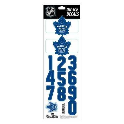 Toronto Maple Leafs samolepky na helmu Decals