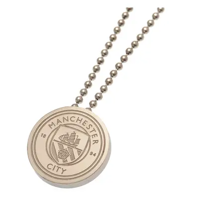 Manchester City řetízek na krk s přívěškem Stainless Steel Pendant & Chain