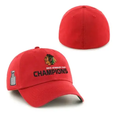 Chicago Blackhawks čepice baseballová kšiltovka 2015 Stanley Cup Champions Franchise RED