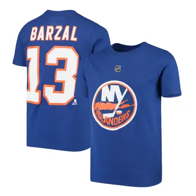 New York Islanders dětské tričko Mathew Barzal #13 Player Name & Number T-Shirt - Royal