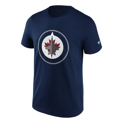 Winnipeg Jets pánské tričko Primary Logo Graphic navy