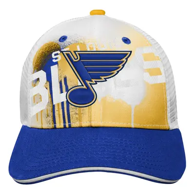 St. Louis Blues dětská čepice baseballová kšiltovka Paint Splatter Fashion Meshback