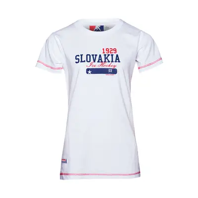 Hokejové reprezentace dámské tričko Slovakia Stars white