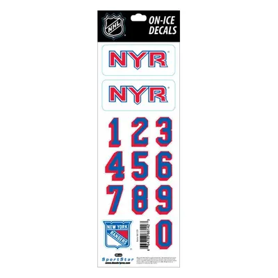 New York Rangers samolepky na helmu Decals