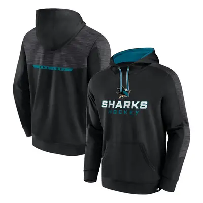 San Jose Sharks pánská mikina s kapucí Poly Fleece POH black