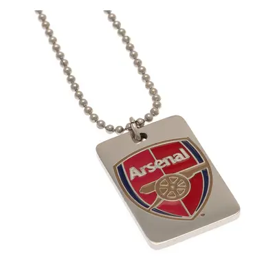 FC Arsenal řetízek na krk se psí známkou Enamel Crest Dog Tag & Chain