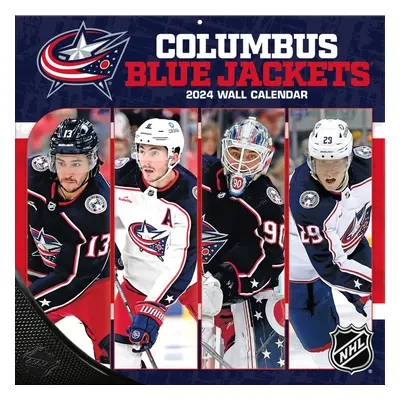 Columbus Blue Jackets kalendář 2024 Wall Calendar