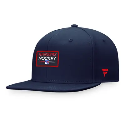 New York Rangers čepice flat kšiltovka Authentic Pro Prime Flat Brim Snapback navy