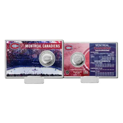 Montreal Canadiens sběratelská mince History Silver Coin Card Limited Edition od 5000