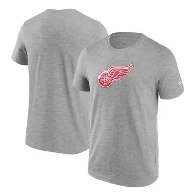 Detroit Red Wings pánské tričko Logo Graphic Sport Gray Heather