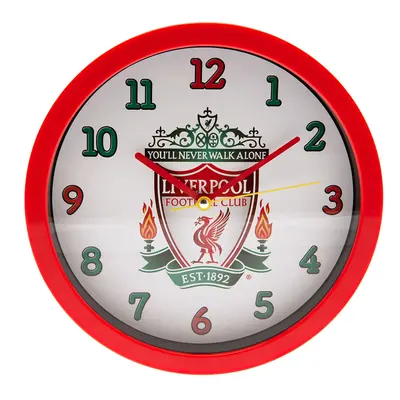 FC Liverpool nástěnné hodiny Wall Clock white