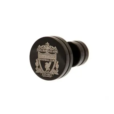 FC Liverpool náušnice black ip stud earring