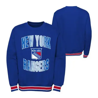 New York Rangers dětská mikina Blueliner Crew Neck blue