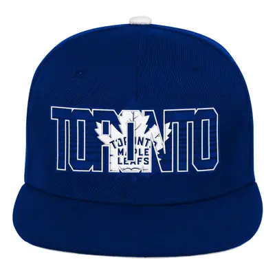 Toronto Maple Leafs dětská čepice flat kšiltovka Life Style Graphic Snapback