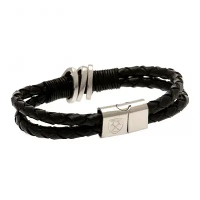 West Ham United kožený náramek Leather Bracelet