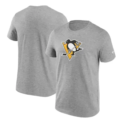 Pittsburgh Penguins pánské tričko Primary Logo Graphic Sport Gray Heather