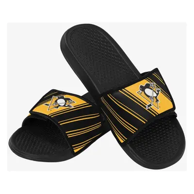 Pittsburgh Penguins pánské pantofle Legacy Velcro Sport Slide Slipper