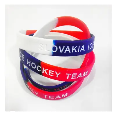 Hokejové reprezentace silikonový náramek Slovakia Ice Hockey Team