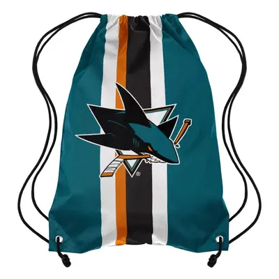 San Jose Sharks gymsak FOCO Team Stripe Drawstring Backpack