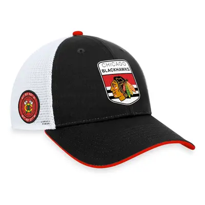 Chicago Blackhawks čepice baseballová kšiltovka Draft 2023 Podium Trucker Adjustable Authentic P