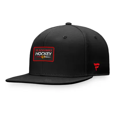 Chicago Blackhawks čepice flat kšiltovka Authentic Pro Prime Flat Brim Snapback black