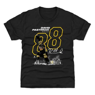 Boston Bruins dětské tričko David Pastrnak #88 OUTLINE 500 Level