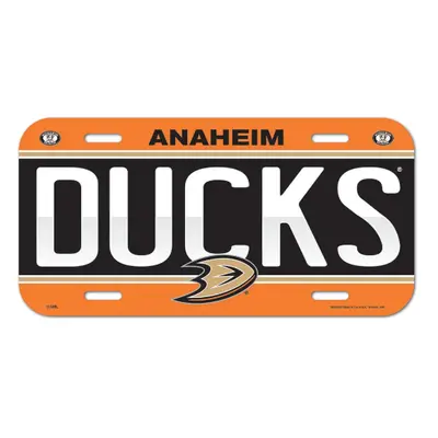 Anaheim Ducks cedule na zeď License Plate Banner