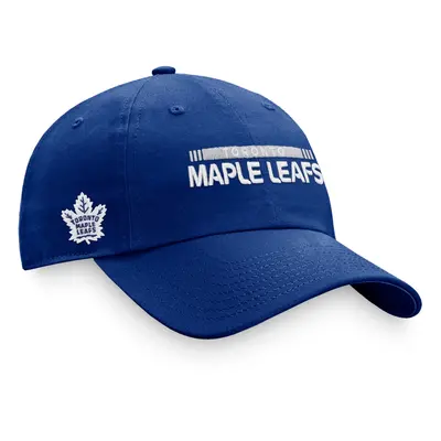 Toronto Maple Leafs čepice baseballová kšiltovka Unstr Adj Blue Cobalt