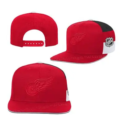 Detroit Red Wings dětská čepice flat kšiltovka Faceoff Structured