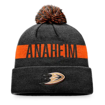 Anaheim Ducks zimní čepice Fundamental Beanie Cuff with Pom