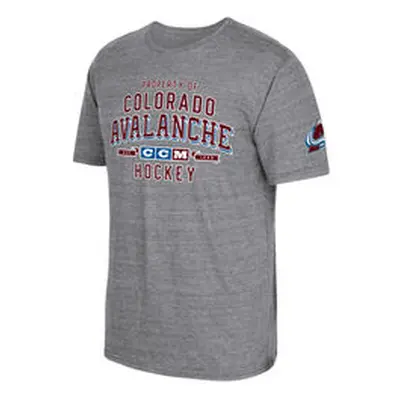 Colorado Avalanche pánské tričko grey CCM Property Block Tri-Blend